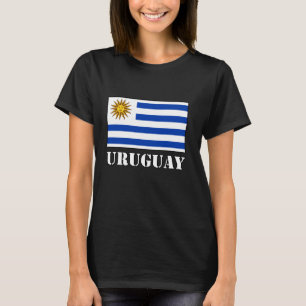 Camiseta Bandera uruguaya uruguaya en su camino a Uruguay