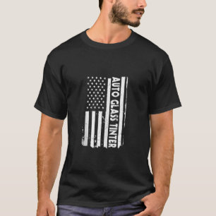 Camiseta Bandera USA Auto Glass Tintfit Window Am