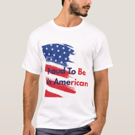 Camiseta Bandera USA Deteriorada Vintage Orgulloso De Ser U