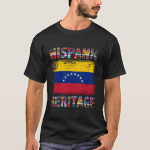 Camiseta Bandera venezolana en el mes del patrimonio hispan