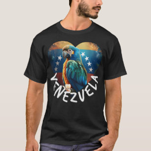 Camiseta Bandera venezolana - Venezuela Macaw 7 estrellas V