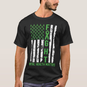 Camiseta Bandera Verde Americana Estados Unidos Asuntos de