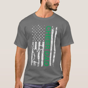 Camiseta Bandera verde de porra del papá familia de animado