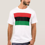 Camiseta Bandera verde y negra roja<br><div class="desc">Bandera verde y negra roja</div>