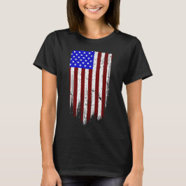 Camiseta Bandera vertical americana
