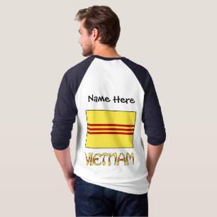 Camiseta Bandera vietnamita de Vietnam del Sur Personalizac