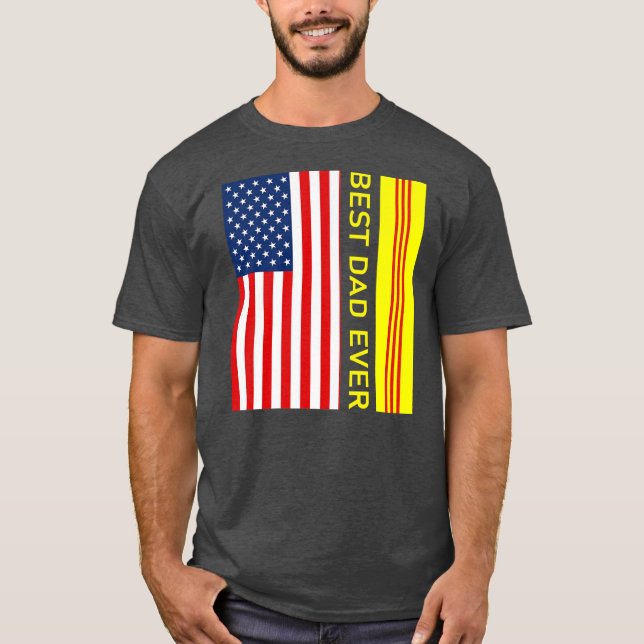 Camiseta Bandera vietnamita de VNCH Viet Nam Cong Hoa Best  (Anverso)