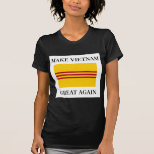 Camiseta Bandera vietnamita del sur - haga Vietnam grande