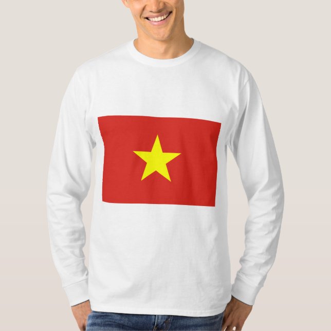 Camiseta Bandera vietnamita (Vietnam) (Anverso)