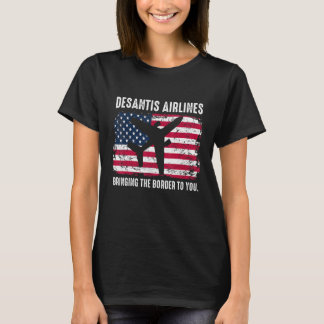 Camiseta Bandera vintage de EE. UU. - DeSantis Airlines