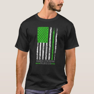 Camiseta Bandera vintage de EE. UU. Guerrero del síndrome d
