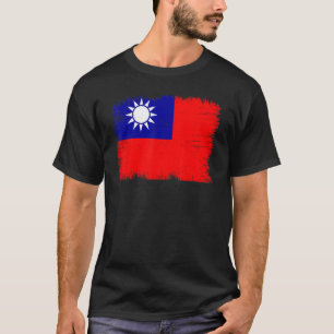 Camiseta Bandera vintage de la provincia de Taiwán de China