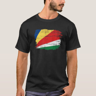 Camiseta Bandera Vintage De Las Seychelles