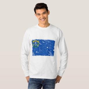 Camiseta Bandera Vintage de Nevada