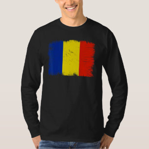 Camiseta Bandera vintage de Rumania Día de la Independencia