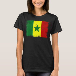 Camiseta Bandera vintage de Senegal Día de la Independencia