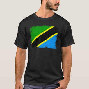 Camiseta Bandera vintage de Tanzania, República Unida de Ta