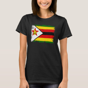 Camiseta Bandera vintage de Zimbabue Día de la Independenci