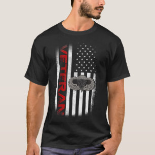 Camiseta Bandera Vintage Ejército Paracaidista Aéreo Estado