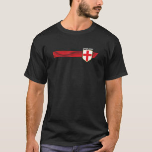 Camiseta Bandera vintage retro de Inglaterra Escudo inglés