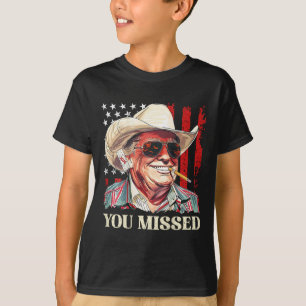 Camiseta Bandera Western Trump Vaquero Perdiste Trump 2025