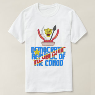 Camiseta Bandera y Abrigo de la República Democrática del C