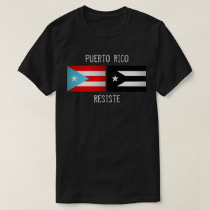 Camiseta Bandera y bandera de la resistencia de Puerto Rico