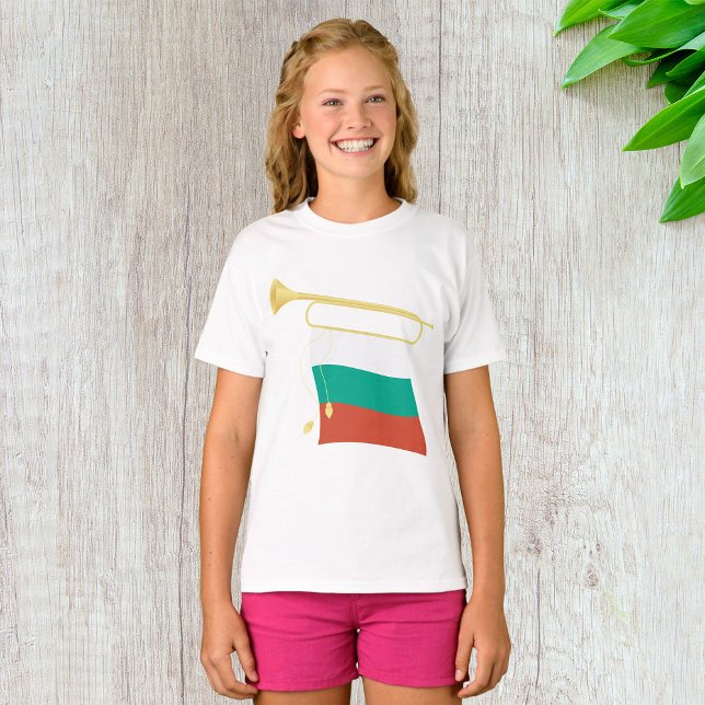 Camiseta Bandera Y Bugle Búlgaros (Subido por el creador)