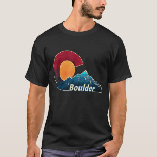 Camiseta Bandera Y Colorado Estilo Montaña