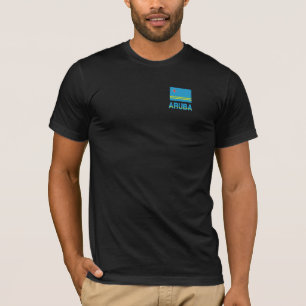 Camiseta Bandera y palabra de Aruba