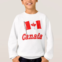 Camiseta Bandera y texto canadienses