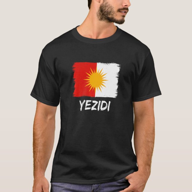 Camiseta Bandera Yezidi Ezidi (Anverso)