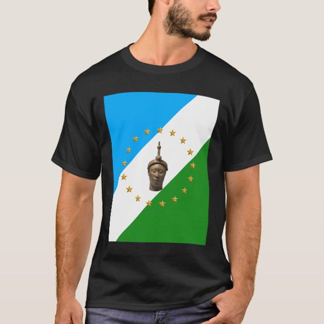 Camiseta Bandera yoruba | Oduduwa | Nación Yoruba (Anverso)