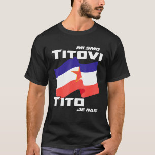 Camiseta Bandera yugoslava Josip Broz Tito Sfry Yugoslavia