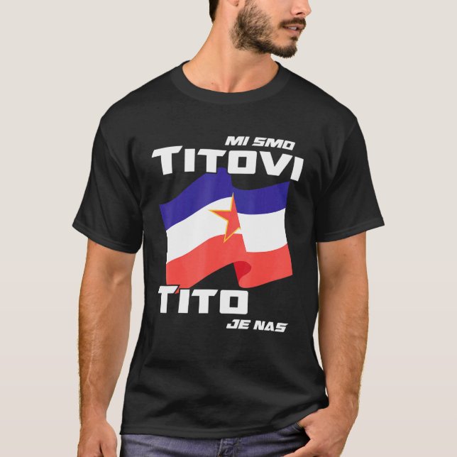 Camiseta Bandera yugoslava Josip Broz Tito Sfry Yugoslavia  (Anverso)