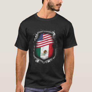 Camiseta Banderas Americanas Mexicanas De México Y América