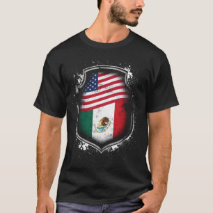 Camiseta Banderas Americanas Mexicanas De México Y América