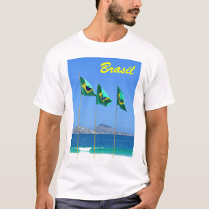 Camiseta Banderas brasileñas