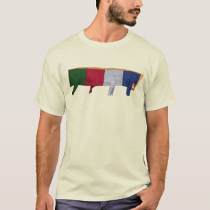 Camiseta Banderas budistas de oración, monasterio Kagyu Sa