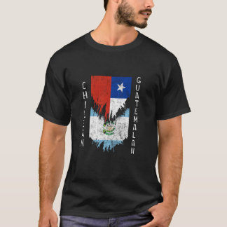 Camiseta Banderas chilenas guatemaltecas arrancadas en Chil