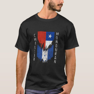 Camiseta Banderas chilenas hondureñas arrancaron en Chile H