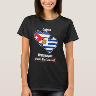 Camiseta Banderas cubanas uruguayas que no quieren