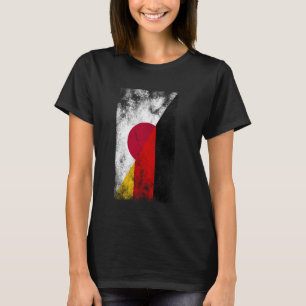 Camiseta Banderas de Alemania de Japón - Alemán japonés