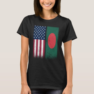 Camiseta Banderas de Bangladesh bangladesíes americanos Org