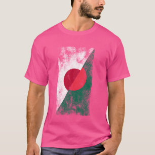 Camiseta Banderas de Bangladesh japonesas