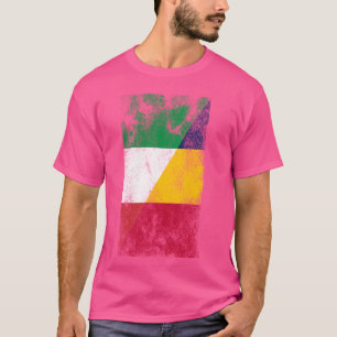 Camiseta Banderas de Chad de Italia - Chadiano italiano