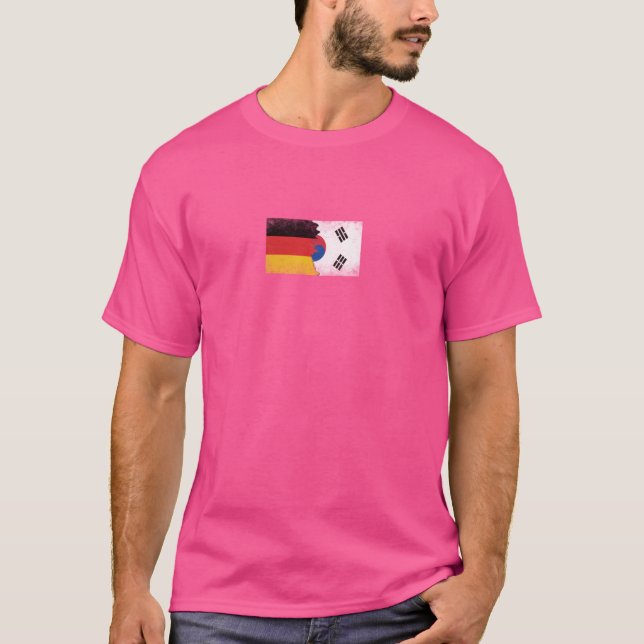 Camiseta Banderas de Corea del Sur de Alemania (Anverso)
