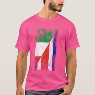 Camiseta Banderas de Costa Rica en Italia - Costa Rica en I