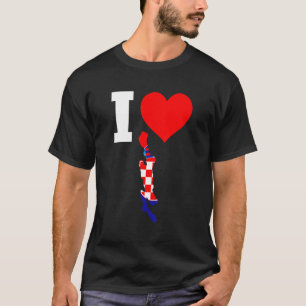 Camiseta Banderas de Croacia para los centros de cuidados i