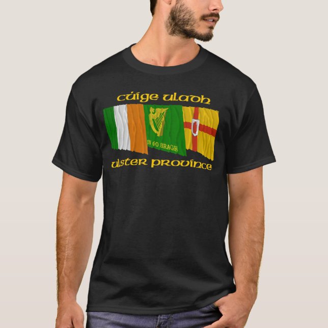 Camiseta Banderas de Cúige Uladh (provincia de Ulster) (Anverso)
